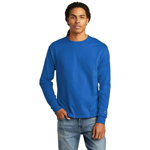 Adult Long-Sleeve T-Shirt - ATHLETIC ROYAL - 3XL