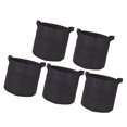 thumbnail image 3 of Milisten 5Ud Bolsa De Vivero Para Verduras De Material Fieltro Resistente Y Reutilizable, 3 of 8