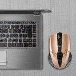Mouse sans fil Mouse Sans fil Souris sans fil rechargeable Ergonomic Wireless Mouse pour ordinateur portable à jeux