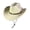 Beige, variant on Women's Western Cowboy Hat, Embroidered Wide Brim Sun Hat, Adjustable Classic Fedora for Vacation Outfits, Riding & Outdoor Activities Beige One Size