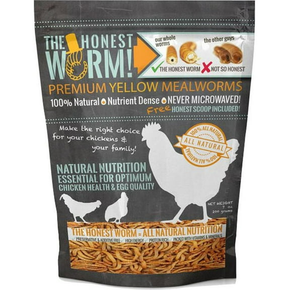 Dm Chicken Stuff MEALWORMS FREEZE DRIED 7OZ
