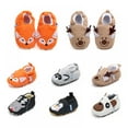 thumbnail image 6 of Newborn Infant Baby Boys Girls House Slipper Cute Cartoon Slipper Soft Non Skid Sole Slip On House Animal Indoor Sock Shoes Crib Moccasins for New Walkers, 6 of 9