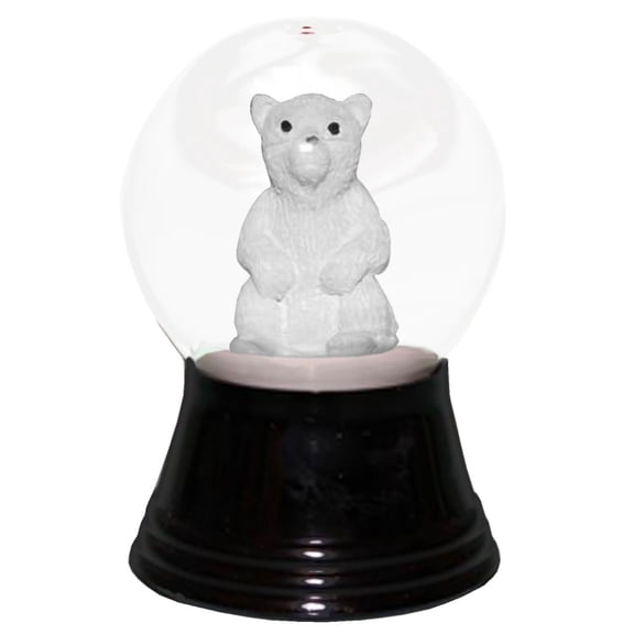 Alexander Taron 2.5" Perzy Small Polar Bear Christmas Snow Globe