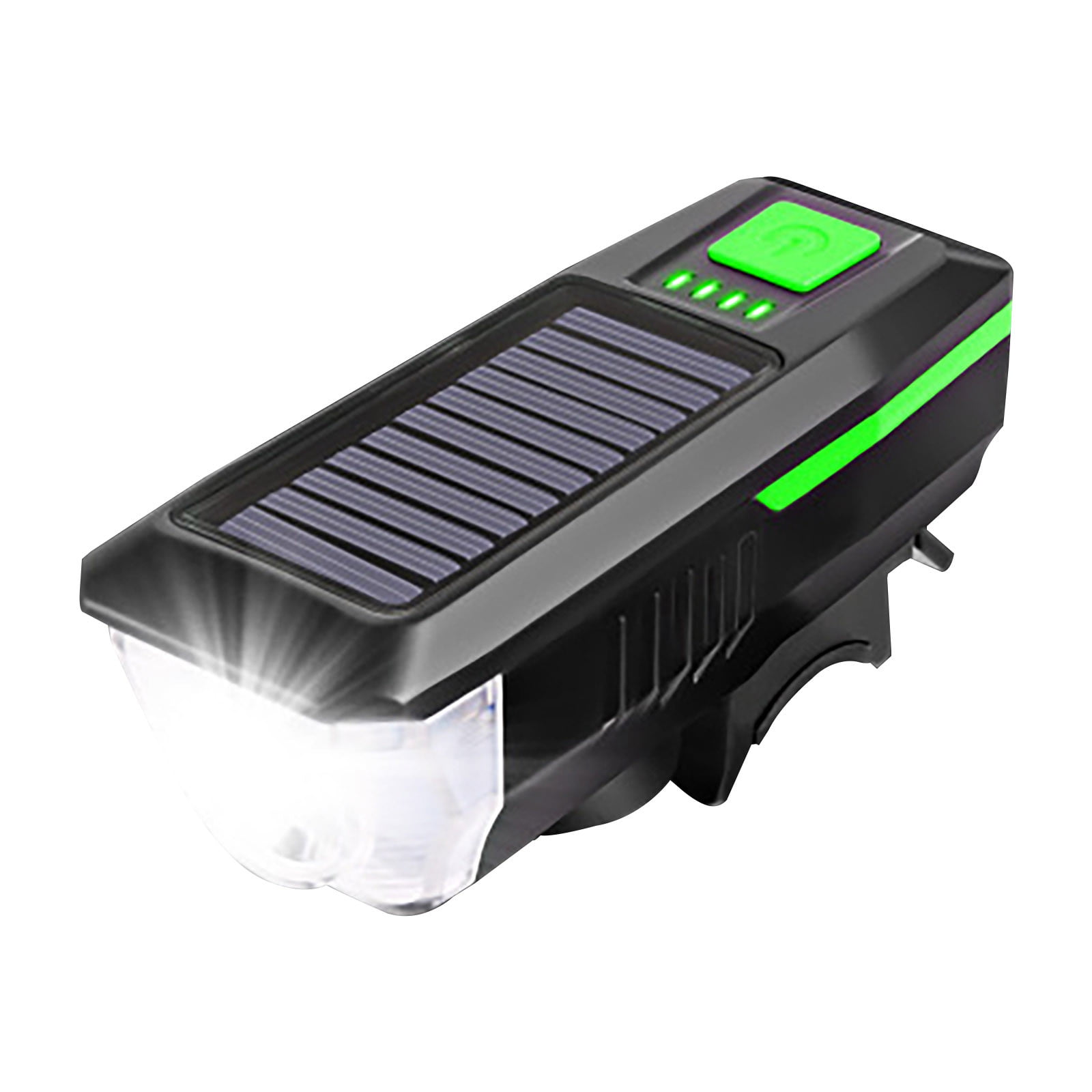 Solar Power Bicycle Head Light USB Rechargeable 350lm Brightness Front Light Hot 