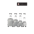 thumbnail image 2 of Set de 4 maletas rígidas Travel Elite Varios Colores G 25 kg M 20 kg C 10 kg Carry On 8 kg, 2 of 9