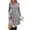 #45 Gray, variant on Byworldtasic Womens Plus Size Skirts Womens V Neck Long Sleeve Fall Dresses Casual Sweater Dress Fashion Clothes