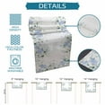 thumbnail image 5 of Table Runner Dresser Scarf 13 x 36 Inch Blue Hydrangea Country Eucalyptus Leaf Floral Table Runners Non-Slip Heat Kitchen Dining Table Decor for Indoor Outdoor Home Party Decoration, 5 of 7