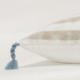 thumbnail image 3 of Rizzy Home Natural 18"X18" Stripe Woven Poly Filled Throw Pillow, 3 of 5