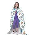 thumbnail image 4 of Honeii Lighthouse And Sea Print Poncho Cape, Cloak Coat, Snuggly Hooded Wearable Blanket, Hooded Cape For Teenagers,Halloween Costumes-Small, 4 of 7
