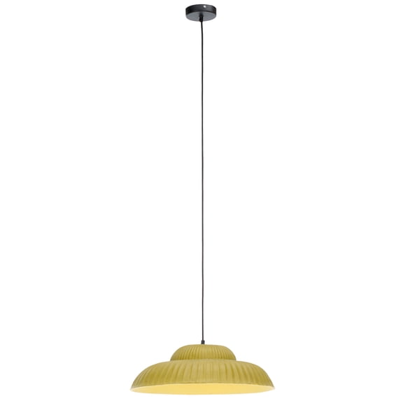 SAFAVIEH Destryn Bohemian Large LED Sage Paper Mache Pendant Light