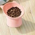 thumbnail image 3 of Comedero para mascotas Yuyangstore Tazón de comida para gatos rosa, 3 of 8