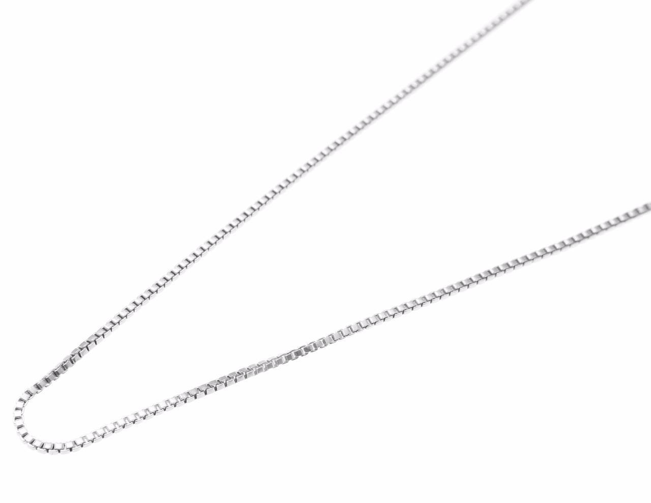 1mm solid sterling silver 925 Italian box chain necklace 20"