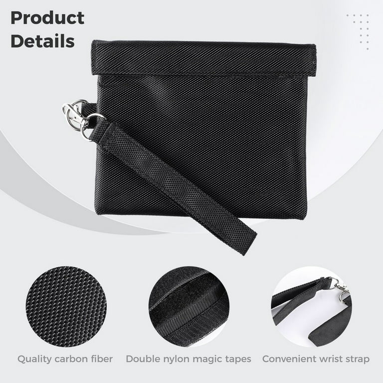 Smell Proof Bags Portable Travel Storage Bag Smell Proof Bag Odor Proof  Pouch Medicine Bag with 2 Smell Proof Tube & 5 Sealed Baggies 