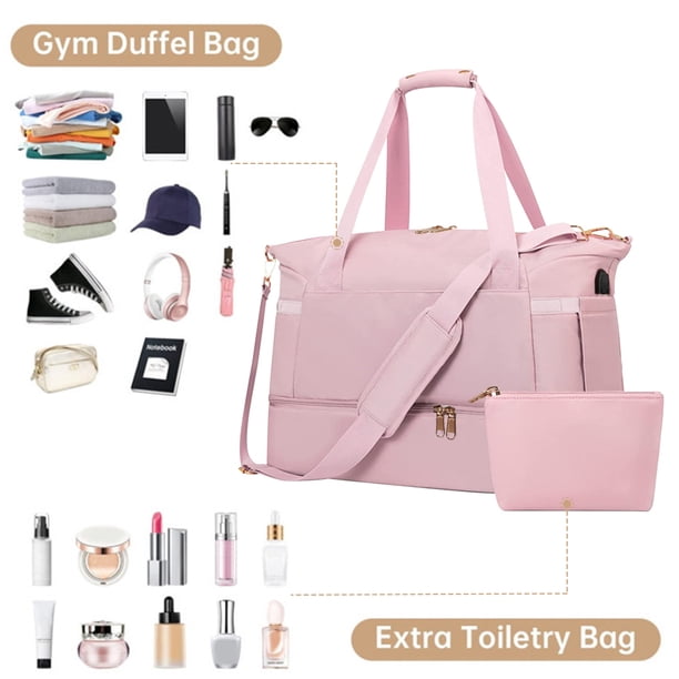 Bolsa de Ejercicios de Fitness Wdftyju de Nailon Rosa