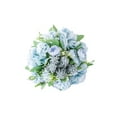 thumbnail image 2 of SPRING PARK 1 Bouquet Artificial Rose Bouquet Silk Fake Flowers Leaf Wedding Party Home Decor, 2 of 7