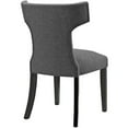 thumbnail image 4 of Hawthorne Collection Fabric Upholstered Dining Side Chair in Gray, 4 of 4