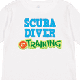 thumbnail image 4 of Inktastic Scuba diver in Training Boys or Girls Long Sleeve Toddler T-Shirt, 4 of 5