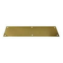 Don-Jo Brass Tone Kick Plate 6"x28" For 30" Wide Door