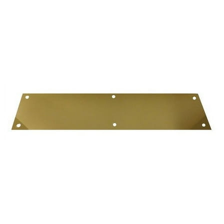 Don-Jo Brass Tone Kick Plate 6"x28" For 30" Wide Door