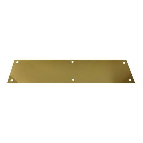 Don-Jo Brass Tone Kick Plate 6"x28" For 30" Wide Door