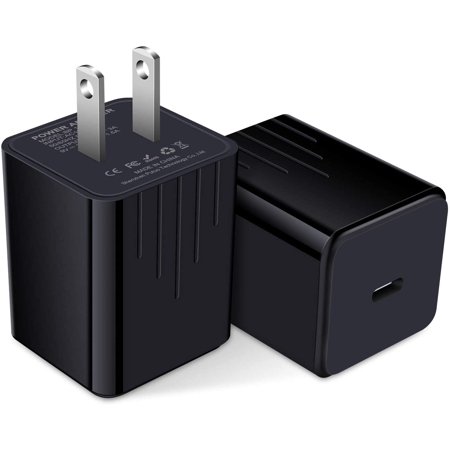 Usb C Charger Block 18w Pd Usb C Power Adapter 2 Pack Fast Charging Wall Charger