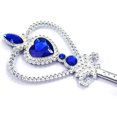 thumbnail image 3 of Hweilai Princess Elsa Crown Tiara and Wand Set — Silver Heart Jewel(Rose Red), 3 of 6