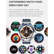ATEVIX Smart Watch with Earbuds for Android and iPhone,1.52'' HD Screen,Answer/Make Calls,Fitness Tracker,Ultra-Thin Design,Watch with Earbuds for Men Women