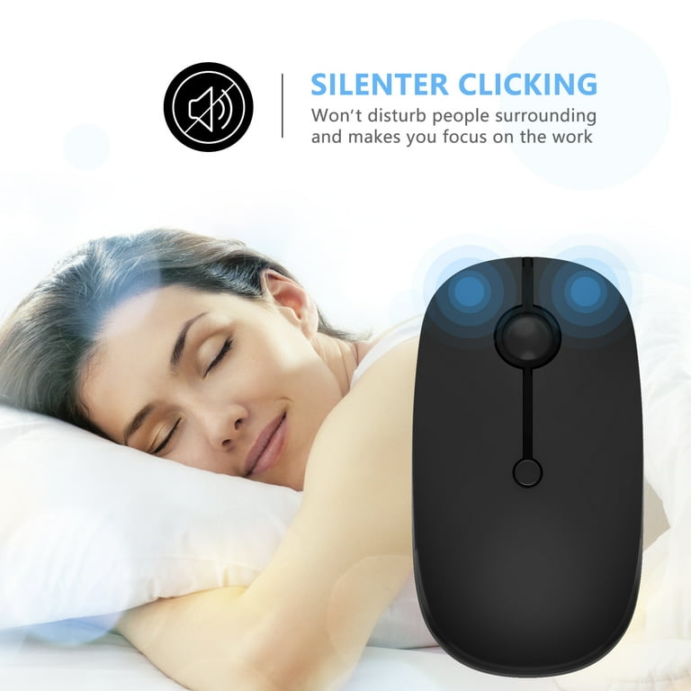 Jelly Comb Slim Dual Mode Bluetooth & 2.4GHz Wireless Mouse for