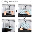 thumbnail image 5 of Yayeee Faucet Mat for Kitchen Sink 14.7" Diatomite Long Splash Guard Pad, Blue Ice Hockey, 5 of 7