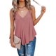 thumbnail image 4 of Camisetas de tirantes con cuello en V holgado para mujer, camisetas sin mangas informales de verano, camisetas holgadas, 4 of 6