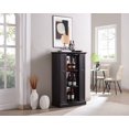 thumbnail image 3 of Gramercy Way Home Accent Bar Cabinet Walnut, 3 of 5