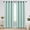 Aqua, variant on Grommet Blackout Room Darkening Brown Curtains 72 inch Length 2 Panels,Thick Polyester Light Blocking Insulated Thermal Window Curtain Drapes for Bedroom/Living Room,52x72 inches