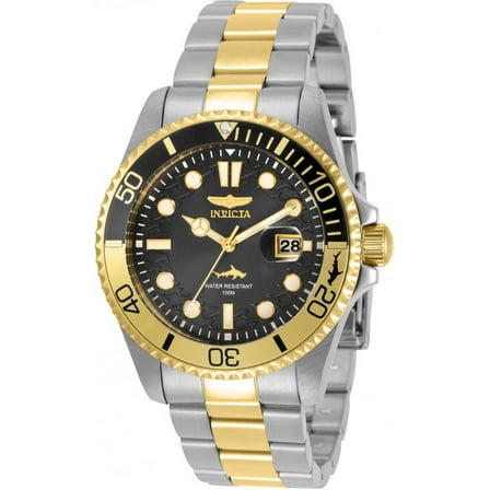Invicta 30944 Mens Pro Diver Quartz 3 Hand Black Dial Watch