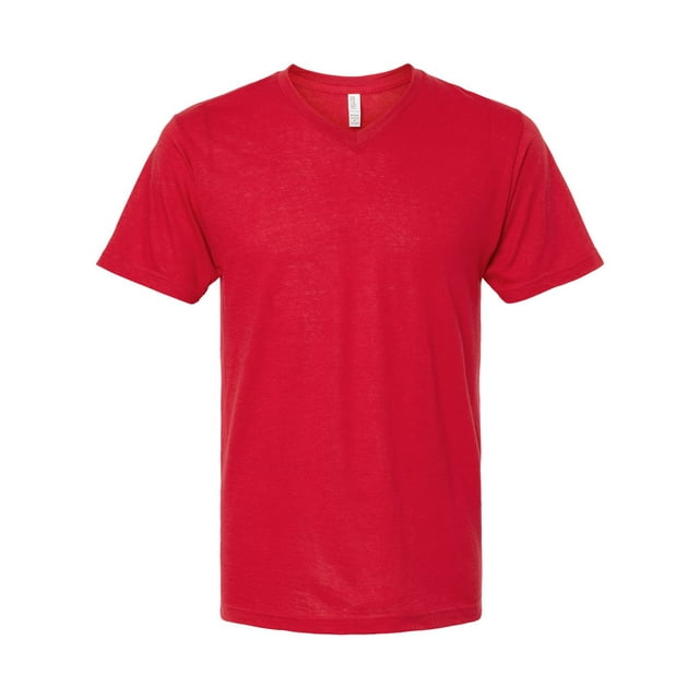 M&O 3543 T-Shirt Col en V Mélange Deluxe