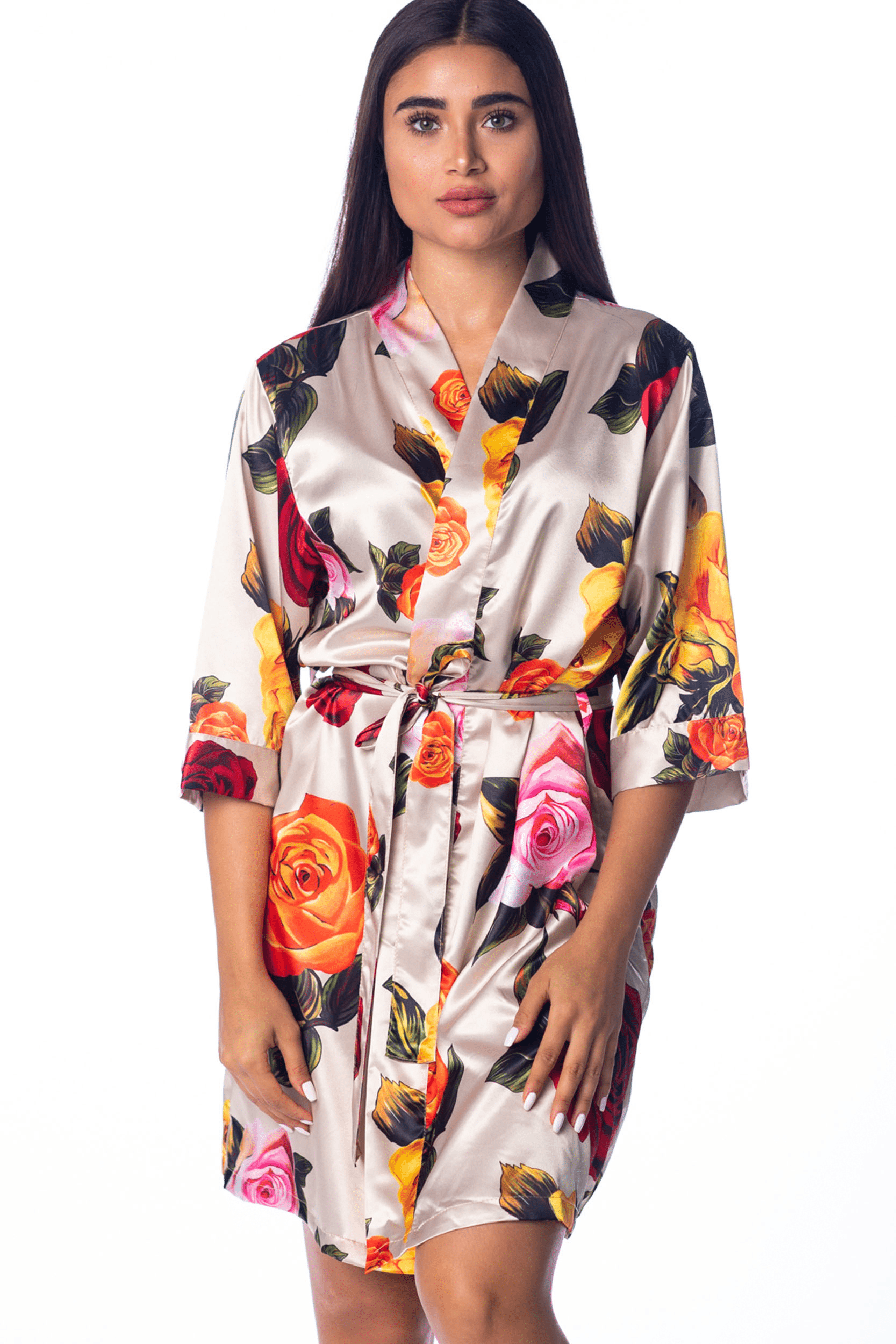 f&f silky robe