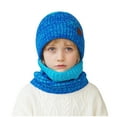 thumbnail image 2 of Toddlers 2 Piece Hat Scarf Sets Fleece Lined Beanies Neck Gaiters Size 1-11 Youth Boys Girls Thermal Warm Solid Ski Snow Hats & Scarves Set, 2 of 4