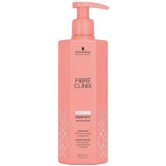 Schwarzkopf Fibre Clinix Fortify Shampoo (Fine to Normal Damaged Hair) - 10.1 oz