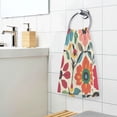 thumbnail image 3 of Yayeee 100% Cotton Hand Towels for Bathroom 16" x 28" Soft Absorbent Kitchen Towel, Colorful Flowers, 3 of 7