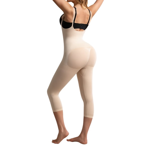 Athlemo Women's Control Slip Shapers Full Body Shapewear Bodysuits Thigh Slimmer One Piece Jumpsuit