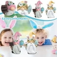 thumbnail image 4 of Easter Gnome Decor 5 Inch, Easter Decoration Table Easter Table Decor Resin Easter Bunny Doll Decoration Gnome Ornaments, Easter Toys for Kids Pink, 4 of 8