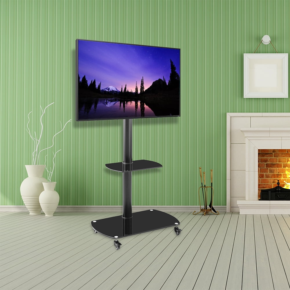 Table Top TV Stand for 32-65 inch TVs, Angle and Height ...