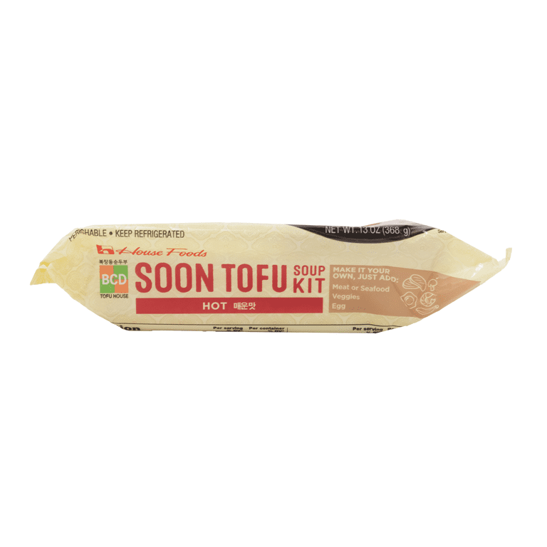 House Foods BCD Soon Tofu Kit, Spice Level Hot, Refrigerated