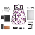 thumbnail image 4 of Honeii Orchids Flowers Print Lightweight Backpacks,Carry on Backpack,Durable Backpack for School, Work & Travel, 4 of 7