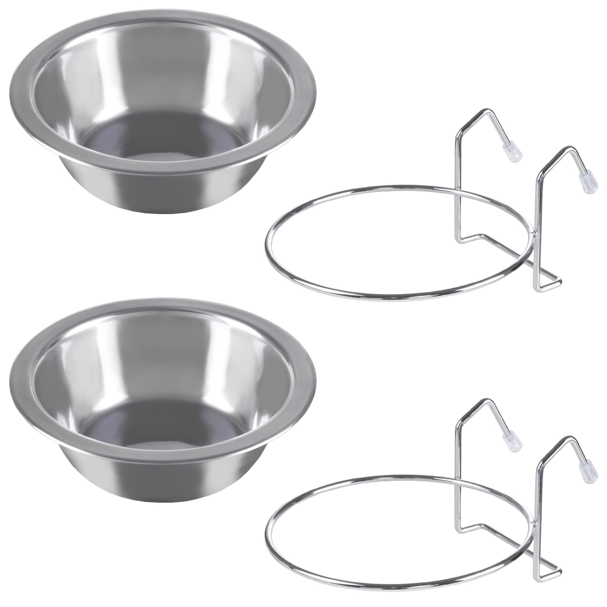 Haute Diggity Dog Bowls Collection – Set of 2 Dishwasher Safe, Food Grade,  Non-Skid, BPA Free, Chip Resistant Melamine Food & Water Bowls with Chic