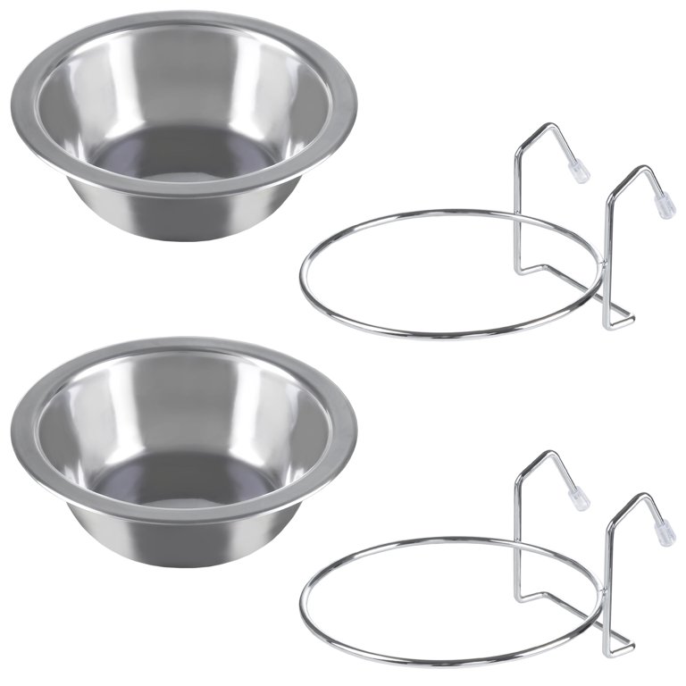 Set of Two, Pet Feeder Replacement Bowls - Dog food stand Bowls