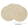 thumbnail image 3 of Hearth & Gear Maison Mousse Reconnaissante Aquarelle Napperons Lot de 4 Napperons Ronds Napperons Ronds Turquoise Assiettes Fantaisie Napperon Napperons pour Tables Rondes Lavable Ensemble de Salle à Manger de Table Ronde pour 4 à Moins de 300, 3 of 7