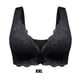 thumbnail image 5 of Sujetador Qarigey trasero de belleza con cierre frontal 5D Shape Up Seamless No Trace Back Negro 2XL, 5 of 6