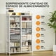 thumbnail image 4 of Comoda Cajonera para Recamara - 12 Cajones De Tela con Parte Superior Madera y Marco De Acero Plegable - Cómoda Alta Ideal Mueble Organizador con cajonera- Luz LED - Estación de Carga., 4 of 6
