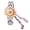 E, variant on Woven Strap Watch for Women:Round Flower Dial Quartz Wristwatch Handmade Ethnic Adjustable Drawstring Weave Bracelet Wristwatch