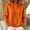 Orange, variant on Yigetop Warm Sweaters for Women Crew Neck Soft Hoodies Fall Winter Cozy Knitted Hooded Pullover Loose Fit Lightweight Comfy 2026 Daily Wear Tops Beige L